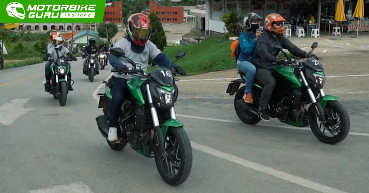 Bajaj Dominar Rides ครั้งที่ 9 รวมพลนักบิดส่งต่อความสุขที่เชียงราย
