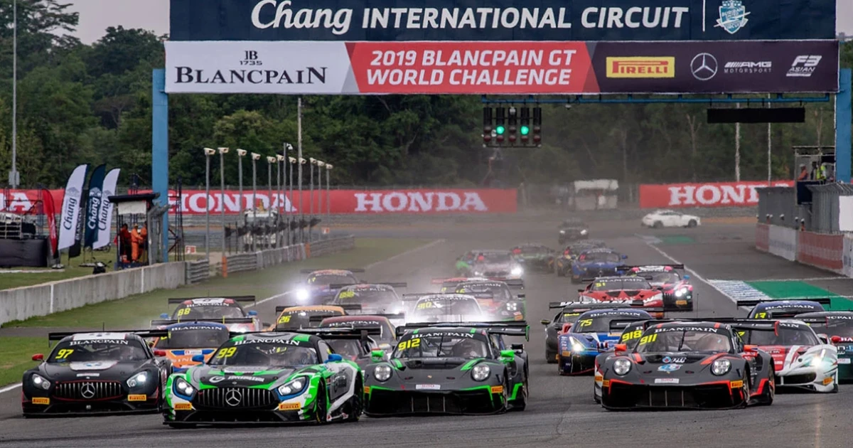 การแข่งขันรถยนต์ซูเปอร์คาร์ Blancpain GT World Challenge Asia 2019 นักขับไทยคว้าชัยเรซ 2
