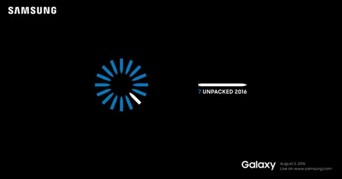 ซัมซุง เผยหมายเชิญงาน Galaxy Note unpacked 2016 ในวันที่ 2 สิงหาคมนี้