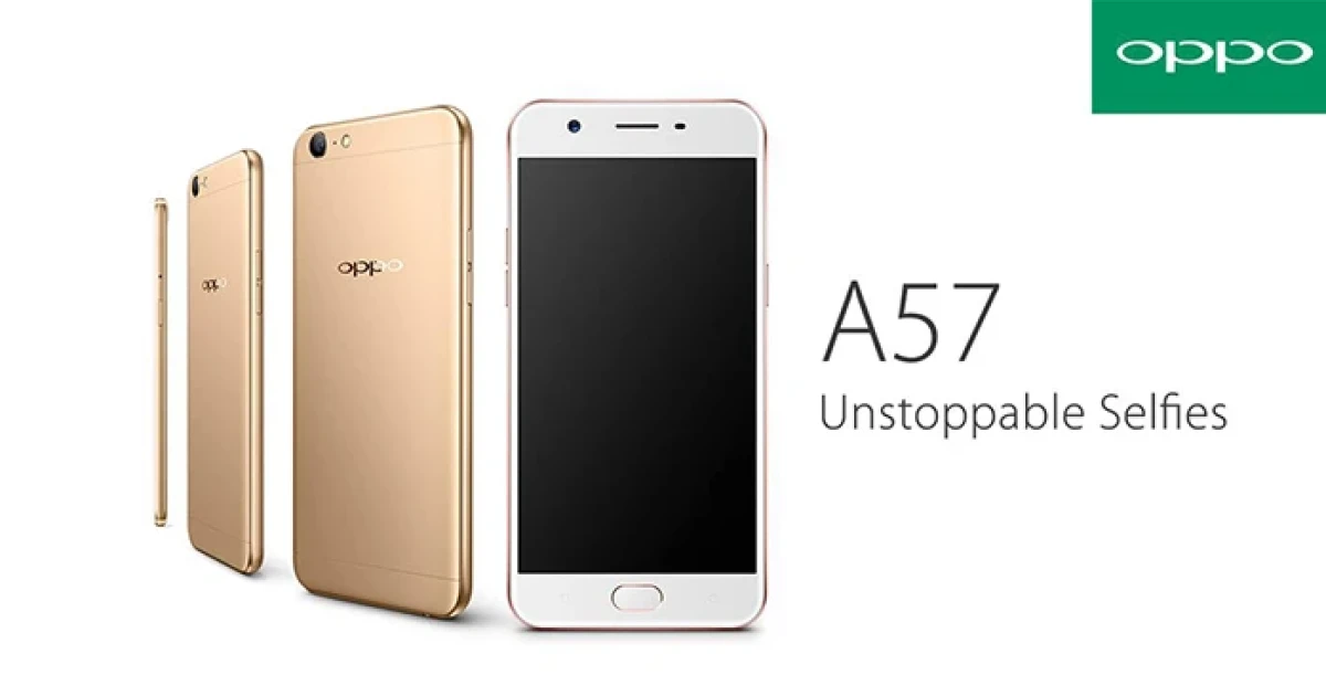 OPPO A57 สมาร์ทโฟนกล้องหน้า 16MP สำหรับสาวก Selfie ราคา 7,990 บาท วางจำหน่าย 24 เมษายน 2560