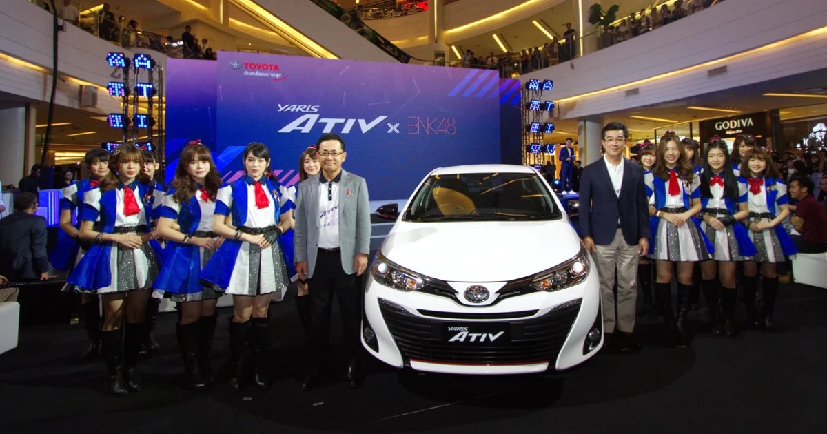 โตโยต้า ฉลองความสำเร็จ Yaris ATIV มียอดขายสูงสุด พร้อมเปิดตัวพรีเซ็นเตอร์ใหม่ "BNK 48"