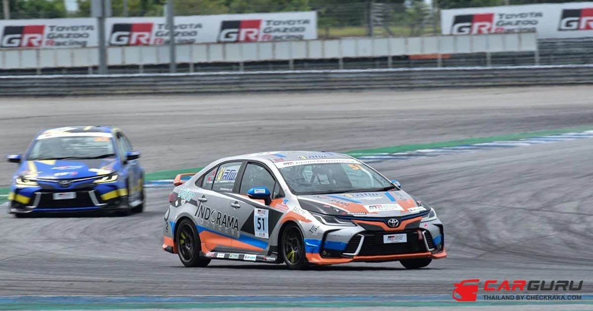 ระเบิดความมันส์พร้อมเสียงเชียร์ดังกระหึ่มใน Toyota Gazoo Racing Thailand 2024 สนามที่ 3