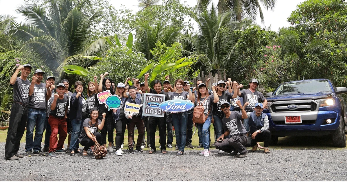Ford นำขบวน Ranger สัมผัสวิถีชุมชนถึงสุราษฎร์ธานี พร้อมร่วมกิจกรรมจิตอาสาและอบรมขับขี่ปลอดภัย