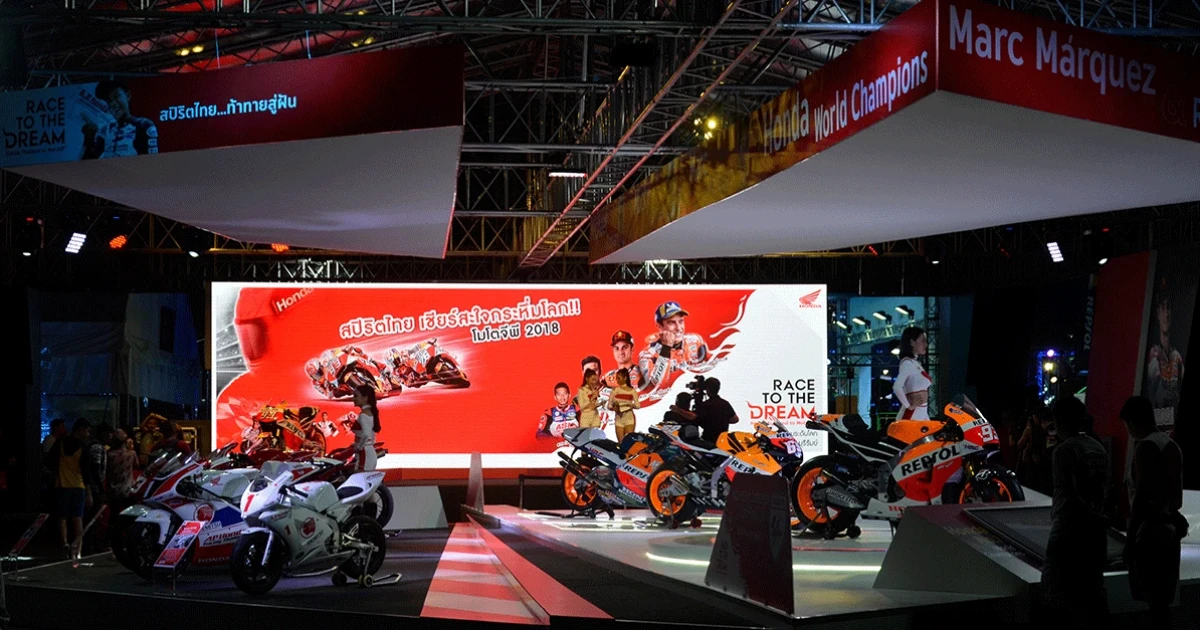 A.P. Honda จัดทัพตัวแข่งระดับตำนานให้ชมแบบใกล้ชิดใน Honda Exibition Area ที่ สนามช้างฯ