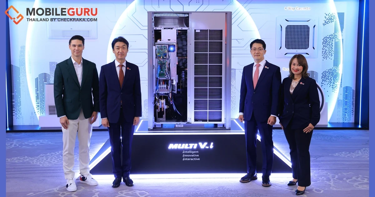 แอลจีเปิดตัวนวัตกรรมเครื่องปรับอากาศเชิงพาณิชย์ LG MULTI V i มาพร้อมเทคโนโลยี AI สุดล้ำ