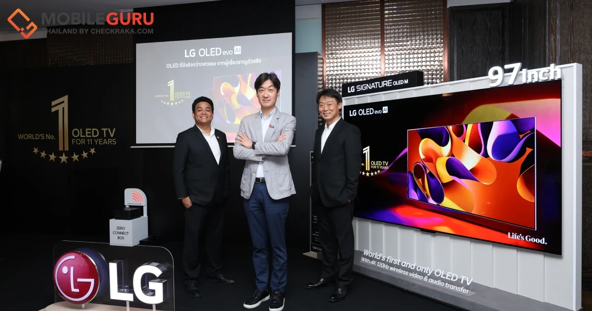 แอลจี เปิดตัว LG SIGNATURE OLED M4 นวัตกรรมทีวีไฮเอนด์ไร้สายครั้งแรกในไทย