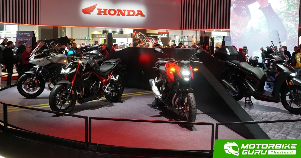Honda นำทัพไลน์อัปรุ่นใหม่ในงาน EICMA 2025 พร้อมเปิดตัว WN7 เป็นครั้งแรกในโลก เพิ่มรุ่นกลุ่ม E-Clutch และชูต้นแบบเครื่องยนต์ V3R 900 E-Compressor