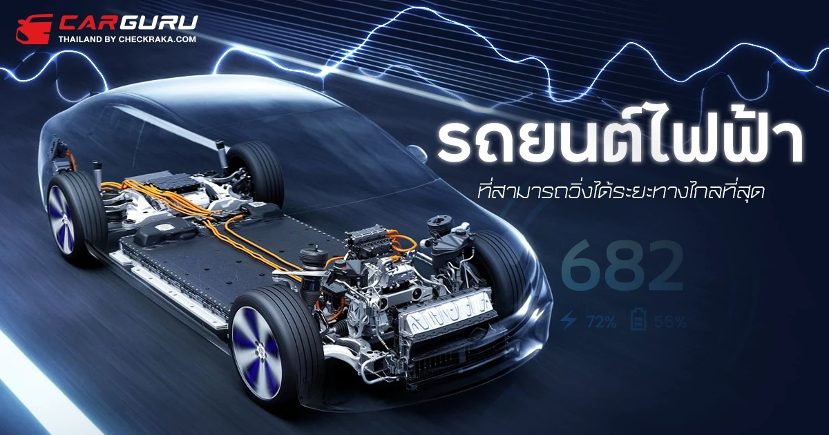 รถยนต์ไฟฟ้าที่สามารถวิ่งได้ระยะทางไกลที่สุด ประจำเดือนพฤศจิกายน 2567