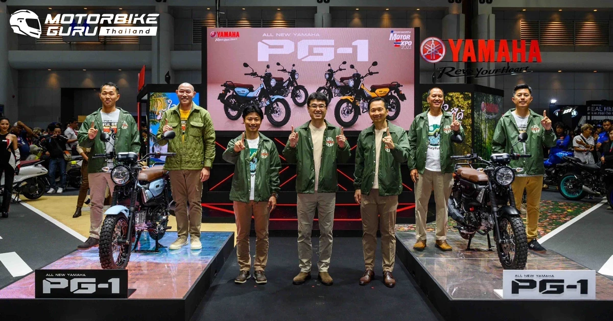 Yamaha เปิดบูธ YAMAHA REV UP FOR YOUR STYLE เปิดตัว ALL NEW PG-1 จัดเต็มโปรโมชันเด็ดส่งท้ายปีทั้งสแตนดาร์ดไบค์ และบิ๊กไบค์ ในงาน MOTOR EXPO 2023