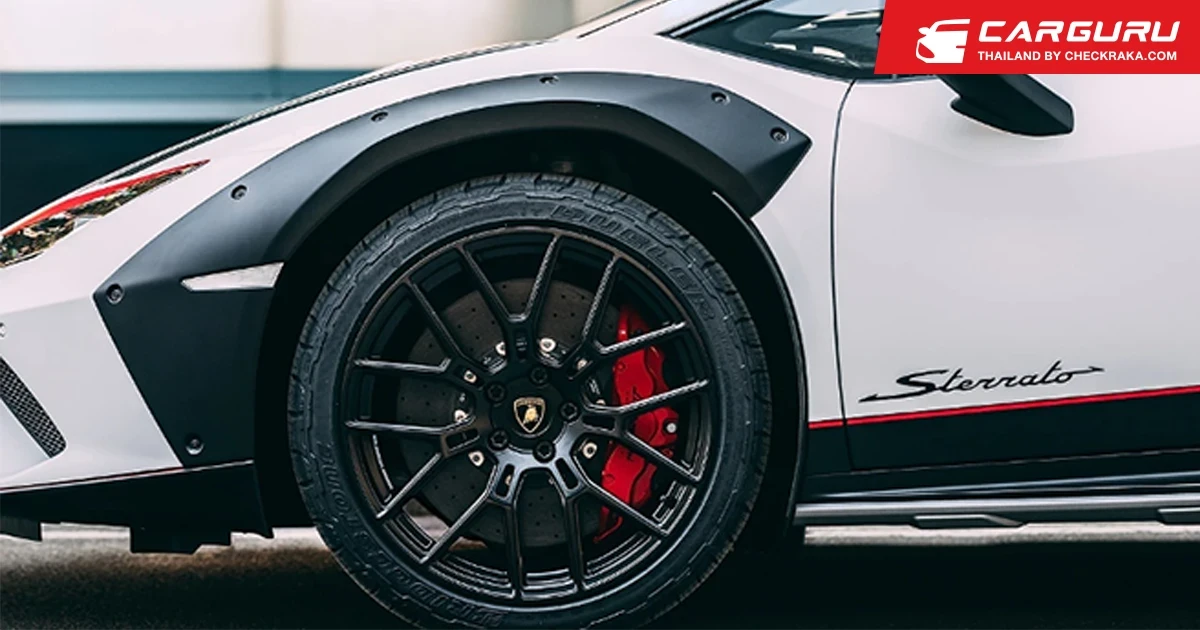 Bridgestone ได้รับเลือกให้เป็นผู้พัฒนายางสำหรับ Lamborghini Huracán Sterrato