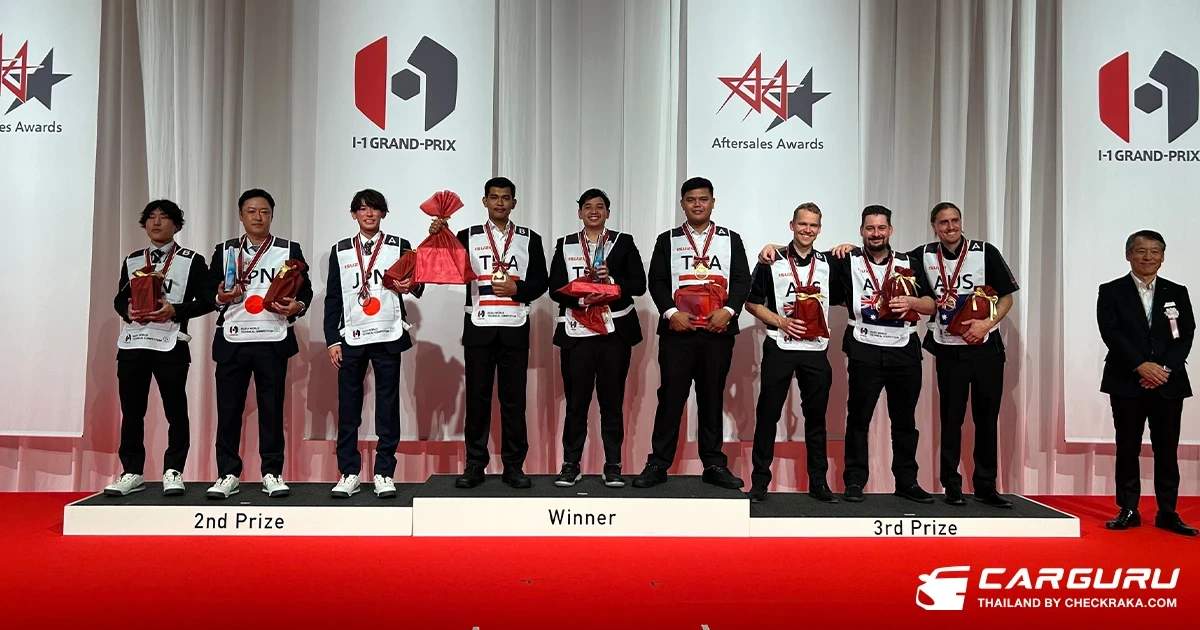 ทีมช่างอีซูซุไทยยืนหนึ่งเวทีโลก คว้าแชมป์การแข่งขัน I-1 Grand Prix ที่ญี่ปุ่น
