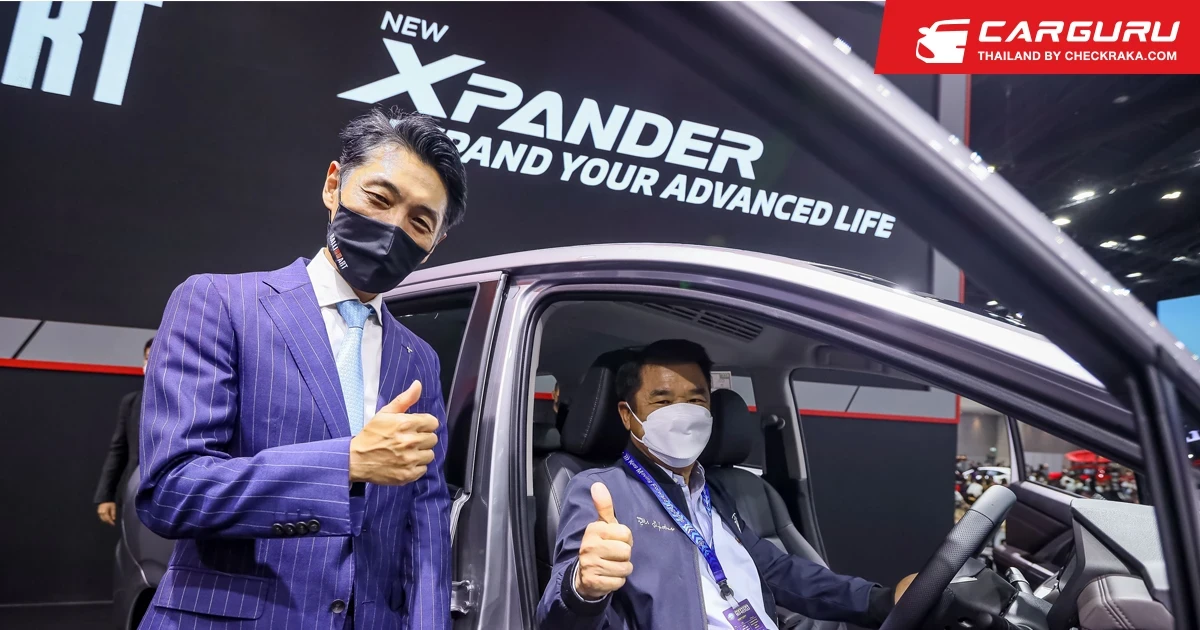 รมต.อุตสาหกรรม พร้อมคณะเข้าเยี่ยมชมบูธมิตซูบิชิในมอเตอร์โชว์ ครั้งที่ 43