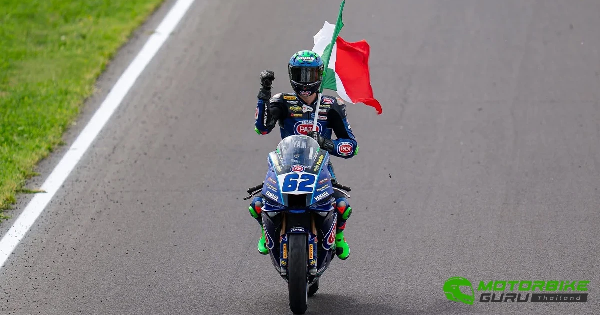 สเตฟาโน มานซี ระเบิดฟอร์มเก่ง! ควบ Yamaha YZF-R9 คว้าดับเบิ้ลแชมป์ WorldSSP สนาม 4 ที่ เครโมน่า เซอร์กิต ประเทศอิตาลี
