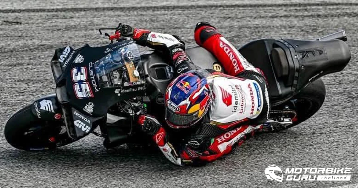 ก้อง-สมเกียรติ ยกระดับความเร็วปรับตัวกับรถแข่ง Honda RC213V ในเทสต์โมโตจีพีวันแรก