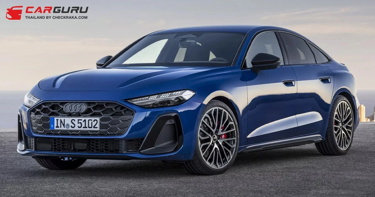เผยโฉม 2025 Audi A5 ตัวแทน A4 ทั้งซีดานและวากอน คาดเข้าไทยปีหน้า