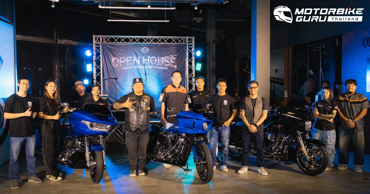 HARLEY-DAVIDSON จัดงาน Chrome and Shine Open House เผยโฉมไลน์อัพรถมอเตอร์ไซค์ตระกูล Touring และ Cruiser รุ่นสีโครเมียม ปี 2025