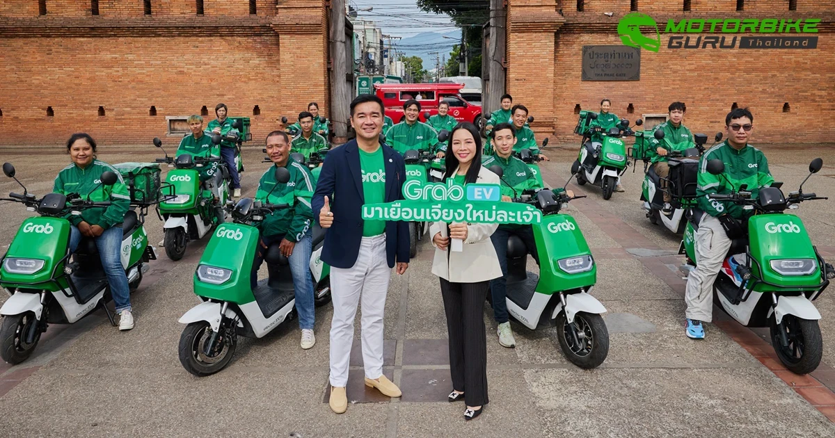 แกร็บ ส่ง Grab EV บุก 5 หัวเมืองใหญ่ ดันโปรแกรม "เช่าครบจบบนแอป" ชวนคนขับใช้ EV