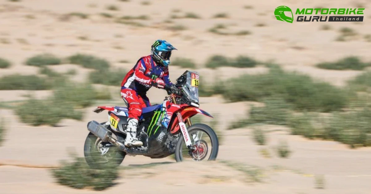 Honda สร้างผลงานกระหึ่ม! คว้าชัย พร้อมกวาด 3 อันดับ ท็อป 5 ใน Dakar Rally 2004 สเตจ 4