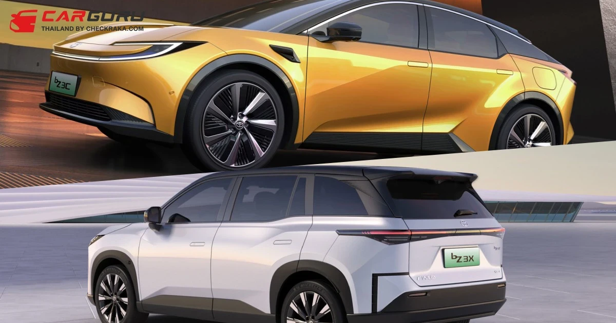 Toyota เผยโฉมรถยนต์ไฟฟ้า 2 รุ่น – bZ3C และ bZ3X สำหรับประเทศจีนโดยเฉพาะ