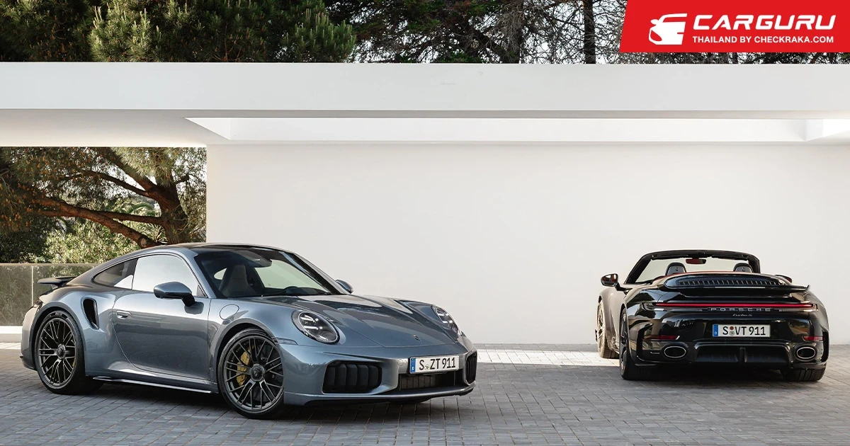 Porsche 911 Turbo S เผยโฉมในงาน IAA Mobility 2025 มากับระบบขับเคลื่อน T-Hybrid และเทอร์โบคู่ไฟฟ้า ให้กำลัง 711 แรงม้า ในประเทศไทยเปิดให้สั่งจองแล้ว!