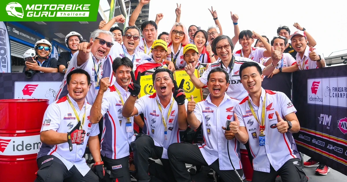 ฮอนด้า เรซซิ่ง ไทยแลนด์ พร้อมทัพ Honda CBR Series ลงบิดโฮมเรซส่งท้ายฤดูกาลศึก เอเชีย โร้ด เรซซิ่ง 2024