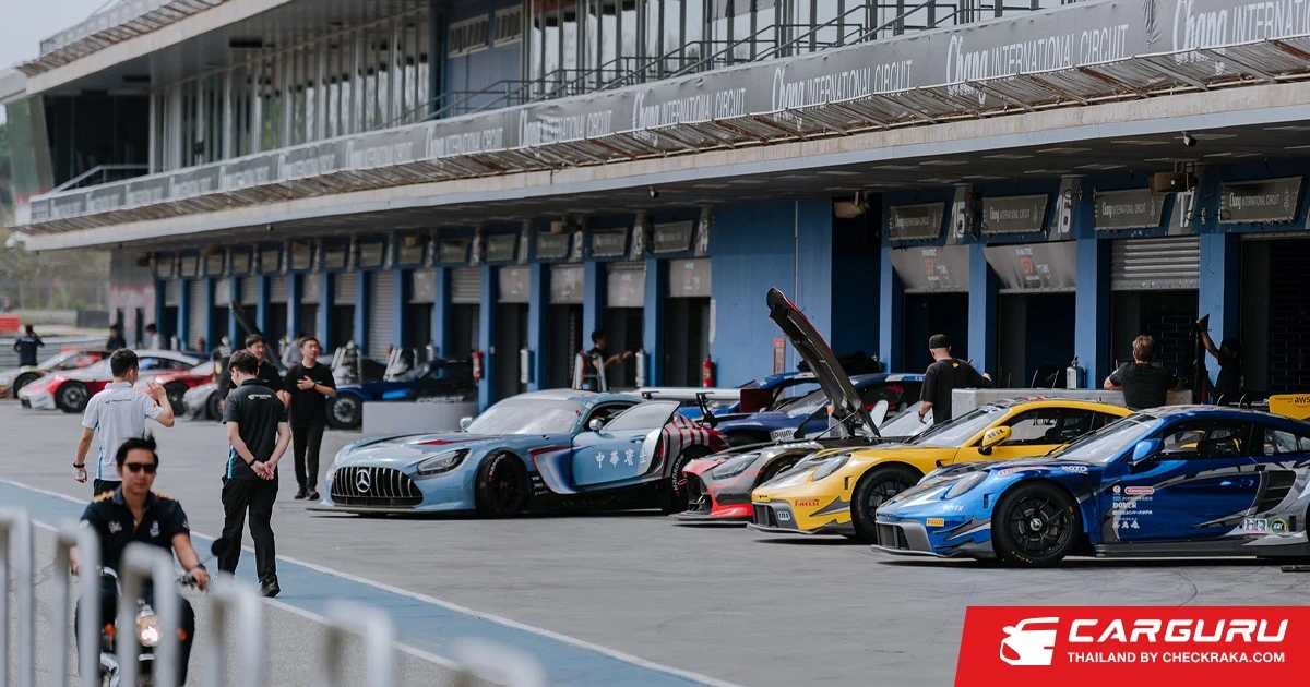 รถแข่งซูเปอร์คาร์ยกพลบุกสนามช้างฯ พร้อมลุยศึก GT World Challenge Asia สุดสัปดาห์นี้