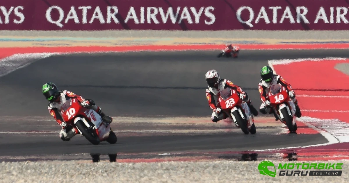 Honda ส่ง 3 นักบิดดาวรุ่ง เรียนรู้ประสบการณ์พร้อมโชว์ผลงานเยี่ยมใน อิเดมิตซึ เอเชีย ทาเลนต์ คัพ 2024 ที่ กาตาร์