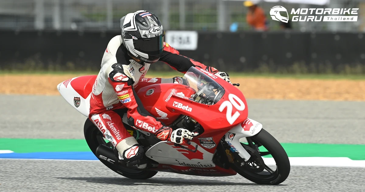 Honda ปลื้ม ข้าวกล้อง-จักรีภัทร ดาวรุ่งไทยฉายแววเด่น เอเชีย ทาเลนต์ คัพ ปูทางสู่ เวิลด์ กรังด์ปรีซ์ ตามรอยรุ่นพี่