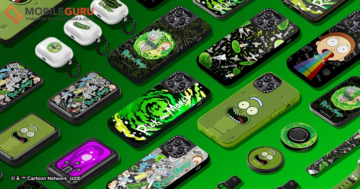 CASETiFY ชวนทะลุมิติกับตาหลานสุดป่วนในคอลเลกชั่น Rick and Morty x CASETiFY!