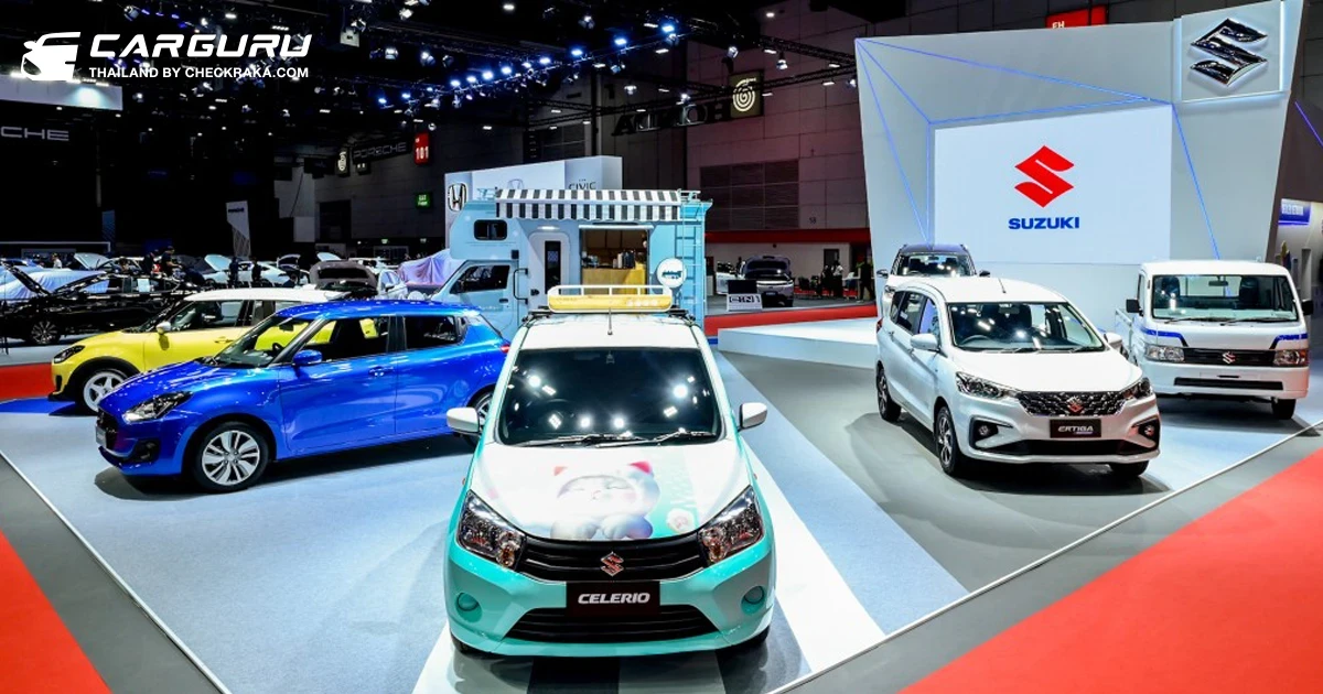 ซูซูกิ ชูแคมเปญ SUZUKI WORRY FREE ร่วมงาน BIG Motor Sale 2024