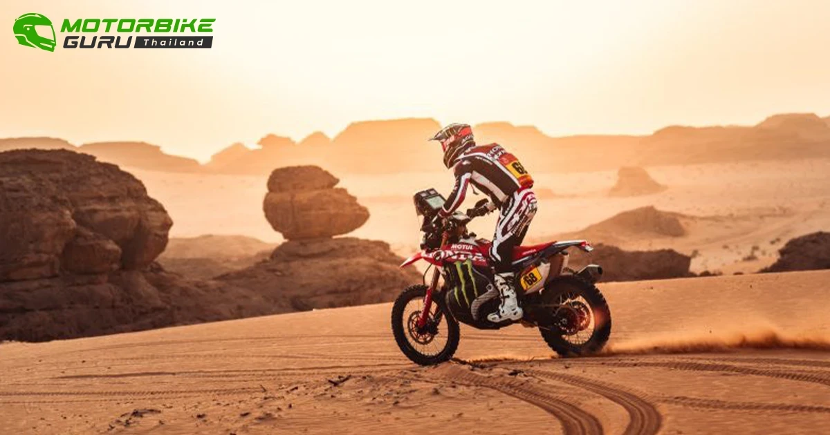 Honda CRF450 RALLY ฟอร์มแกร่ง! กลางทะเลทรายซาอุฯ เหมาอันดับ 1-2 สเตจ 3 Dakar Rally 2026