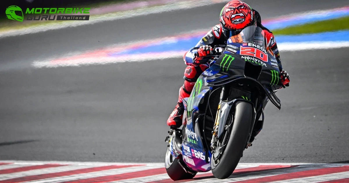 ฟาบิโอ กวาร์ตาราโร ยอดนักบิดเฟรนช์จาก มอนสเตอร์ อีเนอร์จี้ ยามาฮ่า โมโตจีพี  คว้าท็อป 7 ในอินโดนีเซียน กรังด์ปรีซ์