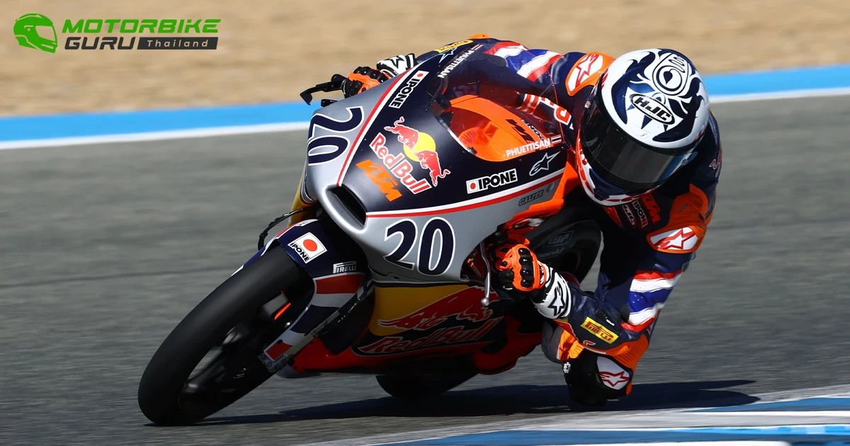 ข้าวกล้อง-จักรีภัทร นักบิดดาวรุ่งจากโครงการ Honda Race To The Dream เปิดตัวลุยศึก Red Bull MotoGP Rookies Cup พร้อมเก็บแต้มสนามแรก