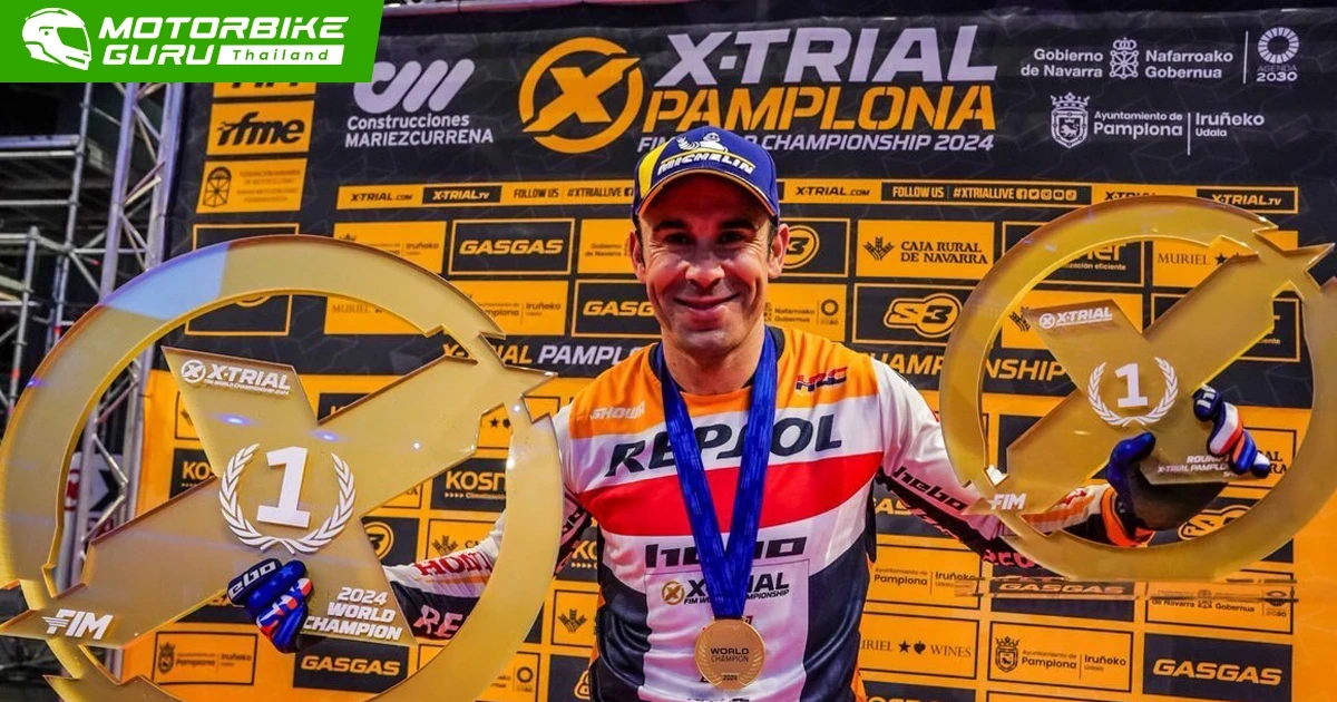 Repsol Honda Team ระเบิดผลงานปิดฤดูกาลใน X-TRIAL 2024 โดย โทนี่ โบ ทำสถิติโพเดียมที่ 100