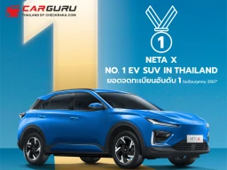 NETA X ฝ่ากระแสดราม่า คว้าอันดับ 1 ยอดจดทะเบียนรถยนต์พลังงานไฟฟ้าสไตล์ SUV ในเดือนตุลาคม 2567