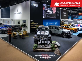 Jeep ส่งรถยนต์พันธุ์แกร่งอย่าง Wrangler Rubicon Four Door Monster DNA Edition จัดเต็มด้วยชุดแต่งกว่า 2 ล้านบาท เสริมทัพด้วย Wrangler Rubicon จองวันนี้ รับข้อเสนอสุดพิเศษที่งานมอเตอร์โชว์