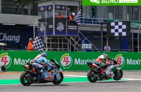 ThaiGP เปิดฉากเดือด! เบซเซ็คคี ทุบสถิติสนามช้างฯ บด มาร์เกซ ขึ้นนำวันแรก