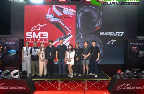 Pacemax Motorsport เปิดตัวหมวกกันน็อค Alpinestars Supertech R7 และ SM3 ครั้งแรกในไทย ที่งาน IMPACT Speed Fest