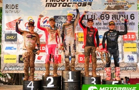 ทัพนักบิด Honda บิด CRF450R ลุยโคลน ฝ่าทางสุดหิน! “พีเอ-ปรีดาอนันต์” แจ้งเกิดคว้าโพเดียมแรกในศึก FMSCT Thailand Motocross 2026 สนาม 6 ปราจีนบุรี