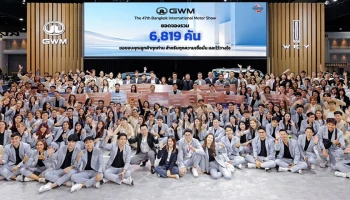 GWM กวาดยอดจองสูงสุดเป็นประวัติการณ์ในงาน Motor Show 2026 กว่า 6,819 คัน พร้อมประกาศปรับราคา GWM ORA 5 รุ่น EV ขึ้น 20,000 บาท