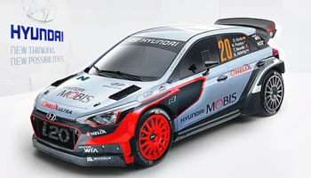 Hyundai i20 WRC 2016 รถเล็กพลังโสม 300 แรงม้า ลุยแรลลี่โลก