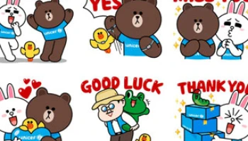 LINE ร่วมกับ ยูนิเซฟ ปล่อยสติกเกอร์การกุศลชุด "LINE x UNICEF : เซ็ตพิเศษ"