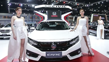 Honda พลิกโฉม บูธจัดแสดงรถยนต์แนวคิดใหม่ ต้อนรับ ซีวิค เจเนอเรชั่นที่ 10 ในงานมอเตอร์โชว์ 2016