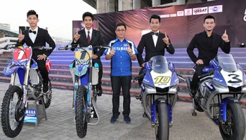 ทัพนักบิดยามาฮ่า กวาดแชมป์ประเทศไทย รุ่นใหญ่ทางเรียบและทางฝุ่น