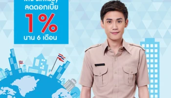 กรุงไทย ฉลองครบรอบ 51 ปี ลดดอกเบี้ย 1% นาน 6 เดือน สำหรับบุคลากรภาครัฐและรัฐวิสาหกิจ ที่สมัครสินเชื่ออเนกประสงค์