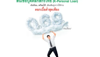 เงินก้อนพร้อมใช้ เติมเต็มทุกการใช้จ่าย ดอกเบี้ยต่ำสุด 0.69% ต่อเดือน จากสินเชื่อบุคคลกสิกรไทย