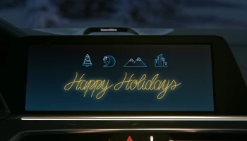 BMW ร่วมต้อนรับเทศกาลปีใหม่ด้วยวิดีโอแอนิเมชันพิเศษในรถยนต์