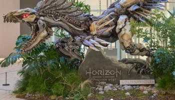 ภาคต่อของเกมยอดนิยม Horizon Forbidden West เปิดตัวหุ่นจำลอง Clawstrider ขนาดเท่าตัวจริงในกรุงโซล ประเทศเกาหลีใต้