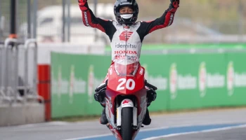 อุ้ม-นพรุธพงษ์ ดาวรุ่งจาก Honda Race To The Dream กระหึ่มโฮมเรซ! ผงาดโพเดียมดาวรุ่งชิงแชมป์เอเชีย