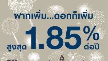 ฝากเพิ่ม ... ดอกก็เพิ่ม สูงสุด 1.85% กับออมทรัพย์ ยูโอบี เวลท์ แบงก์กิ้ง